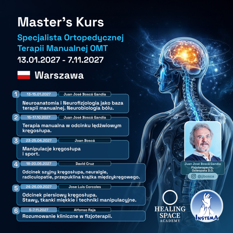 Master's Kurs - Specjalista Ortopedycznej Terapii Manualnej OMT 