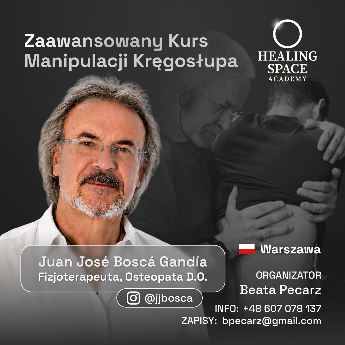 Zaawansowany Kurs Manipulacji Kręgosłupa