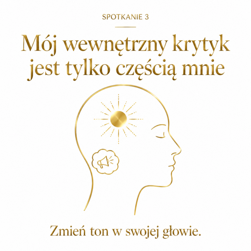 [Warsztat 3] Mój wewnętrzny krytyk jest tylko częścią mojego doświadczenia